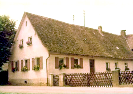 Unser Haus um 1950